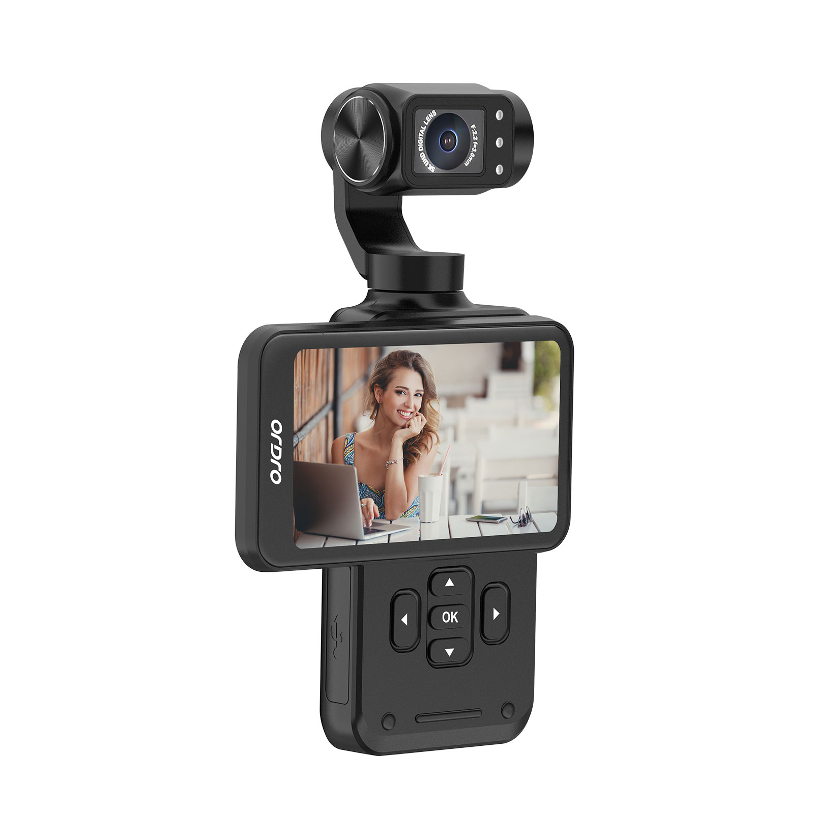 ORDRO M5 pocket camera handheld gimbal anti-shake vlog shooting travel Boston portable compact camera