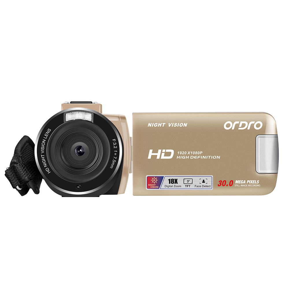 Ordro B320 home digital camera live broadcast wedding project shooting 2.7K high-definition DV