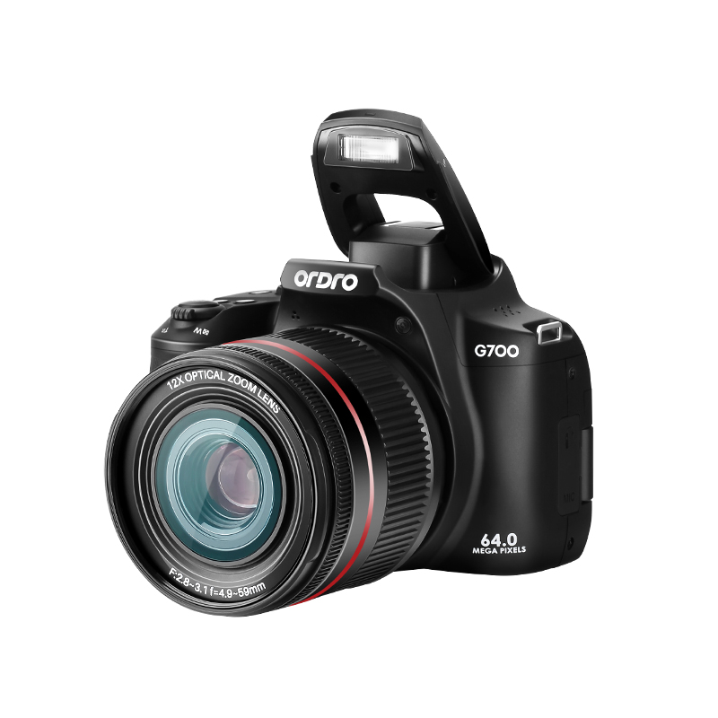 Ordro G700 optical zoom digital camera entry-level SLR DV rotating screen 4K high-definition photography